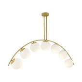 Fralde 7 Li Gold Modern Mutfak Cafe Restoran için Uygun Retro Salon Avize thumbnail 3