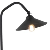 Clifferd Siyah Başlıklı Ahşap Sehpalı Modern  Ayaklı Abajur Lamba Ahşap Lambader thumbnail 4