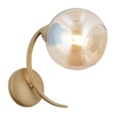 Pireal Tekli Eskitme Bal Camlı Modern Yatak Başı, Salon Aplik thumbnail 2