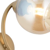 Pireal Tekli Eskitme Bal Camlı Modern Yatak Başı, Salon Aplik thumbnail 4