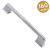 Cemre Kulp 160 mm Metal Krom Mobilya Çekmece Mutfak Dolabı Dolap Kapak Kulpları Kulbu Kulpu - 1