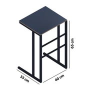Eportatif Bilgisayar Sehpası Laptop Masası Notebook Standı Füme 1410 - 5