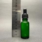 20Ml Yeşil Cam Damlalıklı Şişe , Siyah Plastik Kapak , 20 Cc Yeşil Cam Damlalıklı Şişe x 6 Adet thumbnail 3