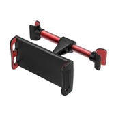 Polham Araç İçi Arka Koltuk İçin Tablet Tutucu, 360 Derece Dönebilen Ayarlanabilir Tablet, Telefon Tutucu - 1