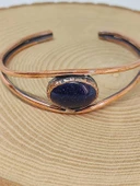 Lacivert Yıldız Taşı Bakır Bileklik (52590) thumbnail 3
