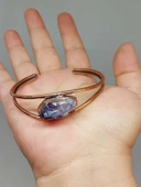 Ametist Taşı Bakır Bileklik (52586) thumbnail 1