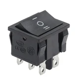 Ayt IC-130 Orta Boy Işıksız On Off On Anahtar 6 Pin 3 Kademeli Aç Kapa Düğme Buton - 3