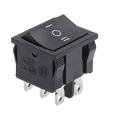 Ayt IC-130 Orta Boy Işıksız On Off On Anahtar 6 Pin 3 Kademeli Aç Kapa Düğme Buton - 1