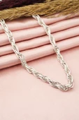Kadın 40 cm Basic Örme Burgu Zincir Kolye thumbnail 1