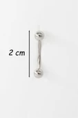 Kadın 316L Anti Alerjenik Topcuklu  Piercing - 2