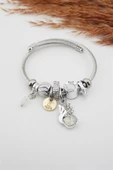 Kadın Kuğu Figürlü  Charm Bileklik thumbnail 1