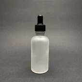 50 Ml Siyah Plastik Kapaklı Buzlu Cam Damlalıklı Şişe  , 50Cc Damlalıklı Buzlu Cam Şişe x 6 Adet thumbnail 2