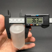 50 Ml Siyah Plastik Kapaklı Buzlu Cam Damlalıklı Şişe  , 50Cc Damlalıklı Buzlu Cam Şişe x 6 Adet thumbnail 4