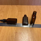 30 Ml Siyah Plastik Kapaklı Yassı Amber Cam Damlalıklı Şişe , 30 Cc Kahverengi Damlalıklı Şişe x 6 Adet thumbnail 4