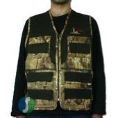 Savex Meşe Ağaç Desen Haki Yelek (27154) thumbnail 1