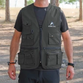 Action Çok Cepli Balıkçı Yeleği Haki thumbnail 1