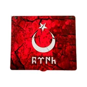 Türk Bayrağı PDF Ahşap Kabartmalı 5 Parça Hediye Seti - 1