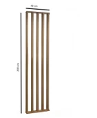 Ahşap Çıtalı Paravan Oda Ayırıcı Seperatör Duvar 50x200 cm - 3