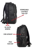 Laptop Sırt Çantası 15.6 İnç Tam Körüklü USB Aparat 8683255013265 - 4