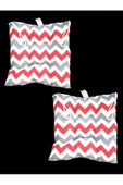 Wellmop Bağcıklı Elyaf Minder 35*35 2Li Kırmızı - 2