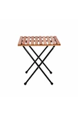 Kapella Ahşap Bistro Set Metal İskelet 52X52 - 2