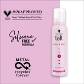 Taft Saç Köpüğü Curl & Flex No: 3 Uzun Süre Kalıcı Bukleler 150 ml - 3