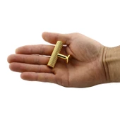 Doruk Kulp Düğme Altın Gold Metal Mobilya Mutfak Dolabı Çekmece Dolap Kulpları Kapak Kulpu Kulbu - 3