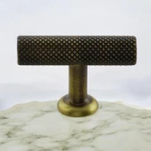 Doruk Düğme Eskitme Antik Sarı Metal Mobilya Mutfak Çekmece Kapak Dolap Dolabı Kulpu Kulbu Kulpları thumbnail 2