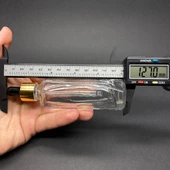 50 Ml Milano Model Cam Damlalıklı Şİşe , Gold Metal Kapaklı , 50 Cc Cam Damlalıklı Milano Şişe x 6 Adet thumbnail 3