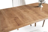 Venüs Açılır MDF Oval Mutfak Masası 80x130 - 7
