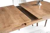 Venüs Açılır MDF Oval Mutfak Masası 80x130 - 6