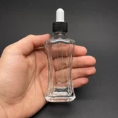50 Ml Milano Model Cam Damlalıklı Şİşe , Plastik Kapaklı , 50 Cc Cam Damlalıklı Milano Şişe x 6 Adet thumbnail 1