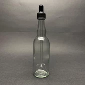 100 Ml Boğumlu Model Cam Damlalıklı Şİşe , Plastik Kapaklı , 100 Cc Cam Damlalıklı Boğumlu Şişe x 6 Adet thumbnail 2