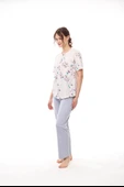 Pijadore 1450 Kadın Kısa Kollu Pijama Takım - 5