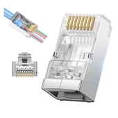 Powermaster PM-25747 EZ-RJ45 Açık Uçlu Soket Plug Yeni Nesil Cat6 - Cat7 8P/8C Tekli thumbnail 1