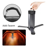 Powermaster PM-24566 35 Watt USB - Type-C Girişli P50 Ve Cob Ledli 3 Kanatlı Kollu Çalışma Lambası - 4