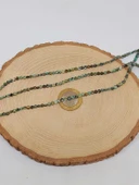 Afrika Turkuaz Taşı YASSI Dizi 2.5*4mm (51212) thumbnail 2