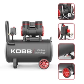 Kobb Kbk50s 2.0Hp 50Lt 8Bar Yağsız Sessiz Taşınabilir Hava Kompresörü - 6