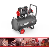 Kobb Kbk50s 2.0Hp 50Lt 8Bar Yağsız Sessiz Taşınabilir Hava Kompresörü - 5