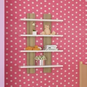 Modilayn NERGİS 4 Lü Duvar Rafı, Moderen Ahşap, baharatlık, çerçeve, Kitaplık - 1