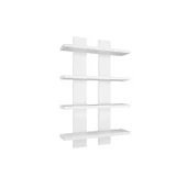 Modilayn NERGİS 4 Lü Duvar Rafı, Moderen Ahşap, baharatlık, çerçeve, Kitaplık - 4