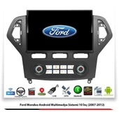 Ford Mondeo Android Multimedya Sistemi 10 İnç (2007-2012) 4 GB Ram 64 GB Hafıza 8 Çekirdek Navigatör - 1