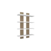 Modilayn NERGİS 4 Lü Duvar Rafı, Moderen Ahşap, baharatlık, çerçeve, Kitaplık - 3