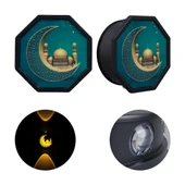 Ayt Powermaster Duvar Aplik Taç Mahal Dekorlu Dekoratif Gece Lambası Aplik Led Aydınlatma 115x115x51 mm - 4