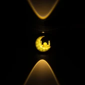 Ayt Powermaster Duvar Aplik Taç Mahal Dekorlu Dekoratif Gece Lambası Aplik Led Aydınlatma 115x115x51 mm - 3