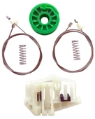 Bmw 3 Serisi E90 2005-2012 Arka Sol Kapı Cam Kriko Teli Ve Tamir Seti - 1
