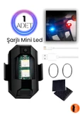 Şarjlı Mini Led Işık/motor Çakar Led/drone Işığı/anti Çarpışma Uyarı Işığı - 1