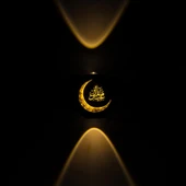 Powermaster Hilal Ay Dekorlu Duvar Aplik Dekoratif Gece Lambası Led Aydınlatma 115x115x51 mm - 6