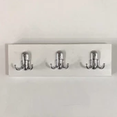 Modilayn Gardenya Ahşap Kapı Arkası Amerikan Askı 6'lı Duvar Askısı 10x30 cm - 2