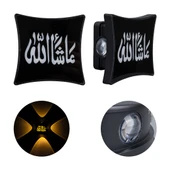 Ayt Powermaster Duvar Aplik Maşallah Dekorlu Dekoratif Gece Lambası Aplik Led Aydınlatma 95x95x50 mm - 1